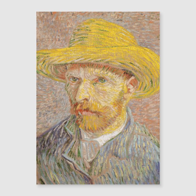 Autorretrato impressionista de Vincent Van Gogh (Frente)