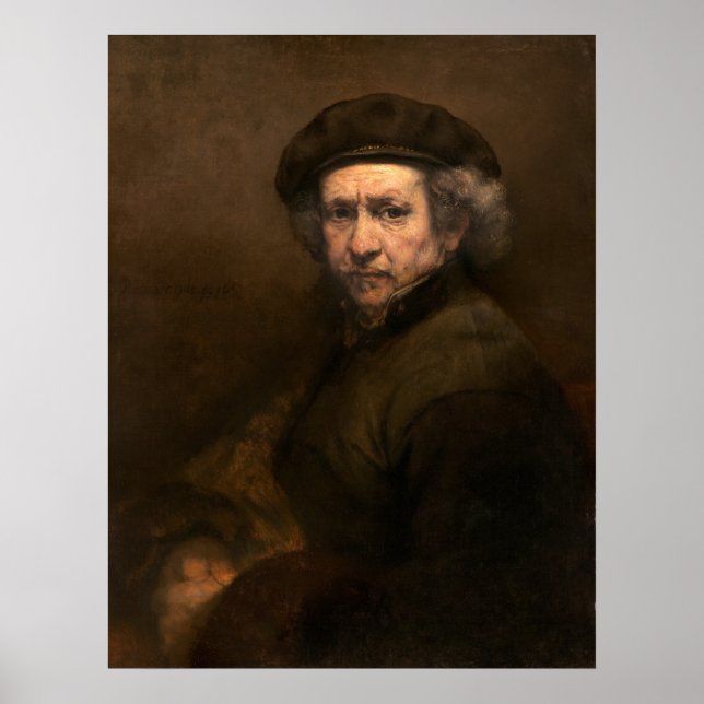 Autorretrato - Poster Rembrandt Fine Art (Frente)
