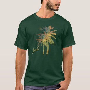 Autumn Batik Palm Tres T-Shirt