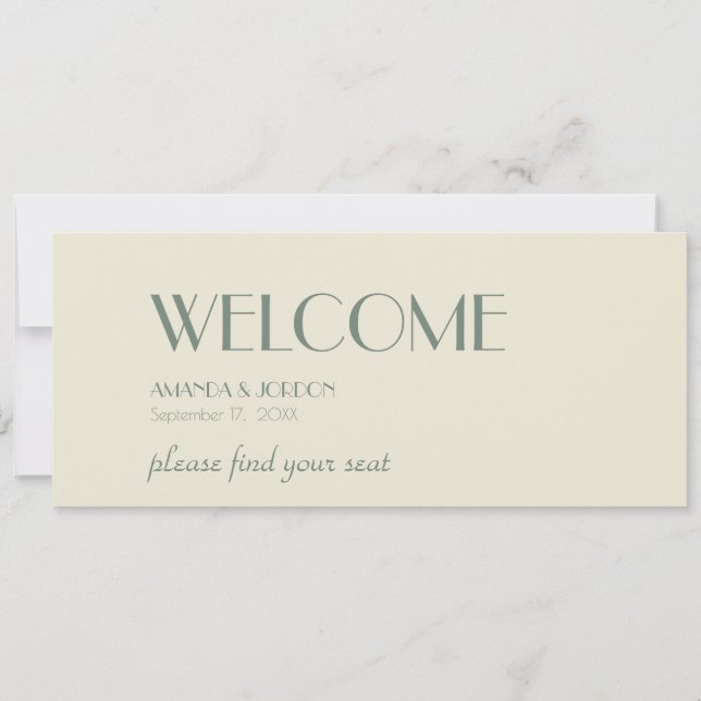 Autumn Boho Deco | Creme Cabeçalho do Gráfico Sent (Frente)