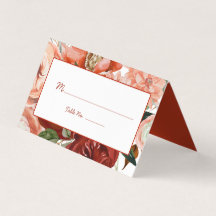 Autumn Boho Watercolor Floral