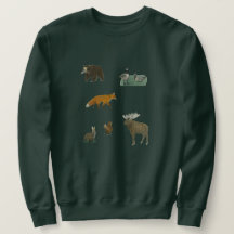 Autumn Canada Forest Animais Men Top