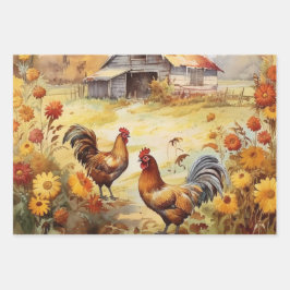 Autumn Chicken Field