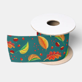 Autumn Deixa Loucos Castanha Padrão Elegante Queda