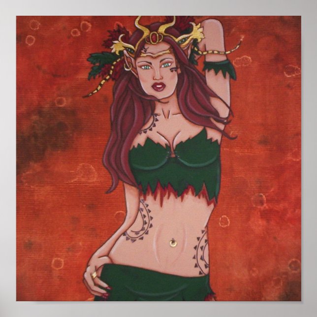 Autumn Elf impressão (Frente)