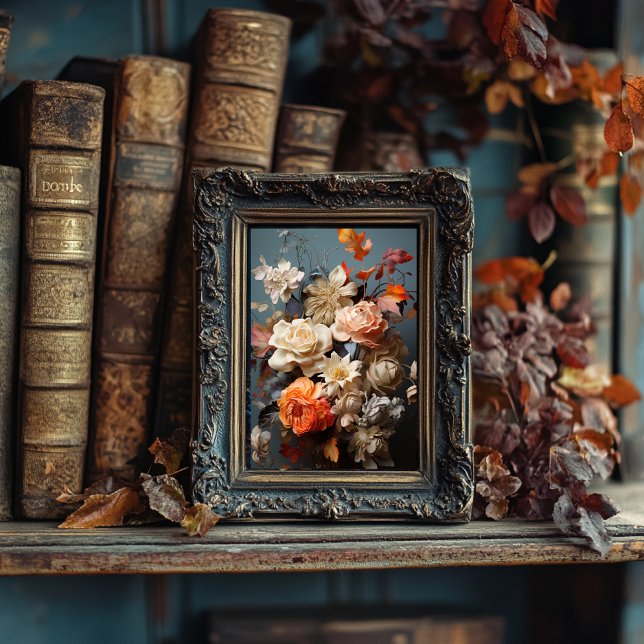 Autumn Floral Art Poster (Criador carregado)