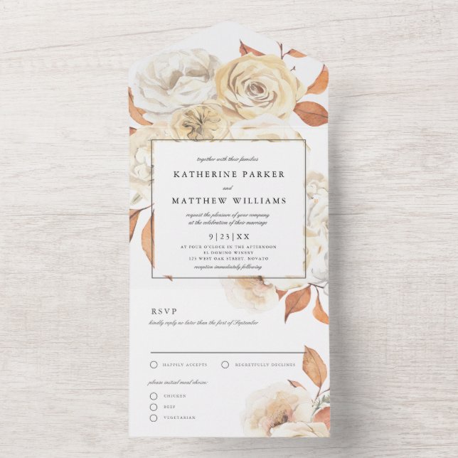 Autumn Floral + Casamento Branco (Interno)