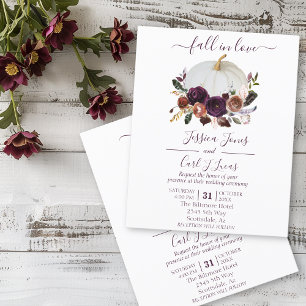 Autumn Floral Pumpkin Boho Fall