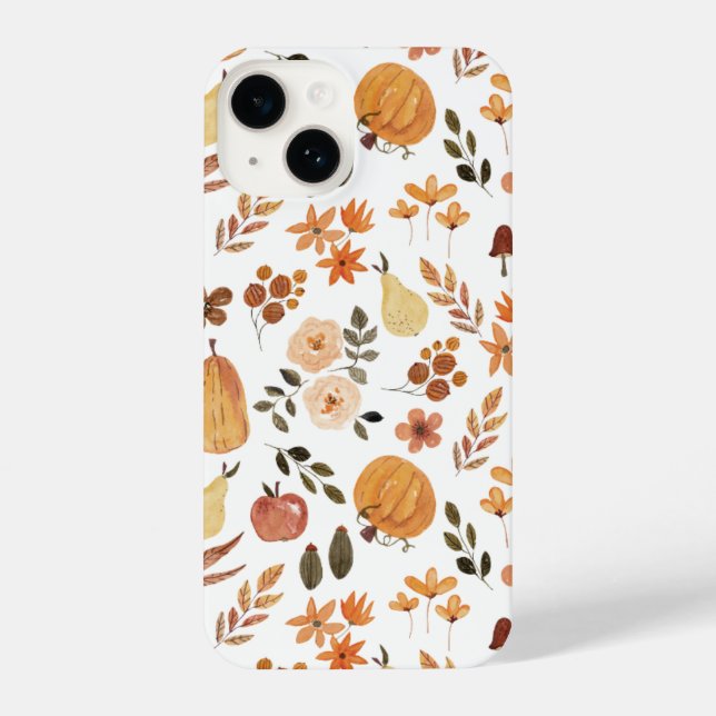 Autumn Harvest Aesthetic iPhone 14 Case  (Verso)