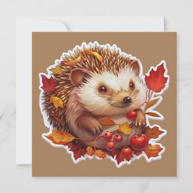Autumn Hedgehog Adventure (Frente)