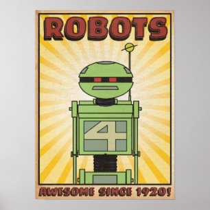 Autumn Lake "ROBOT" Poster