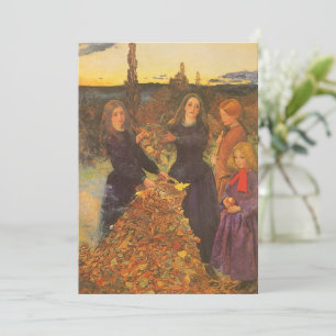 Autumn Leaves por Sir John Everett Millais