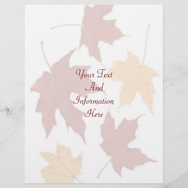 Autumn Letterhead (Frente)