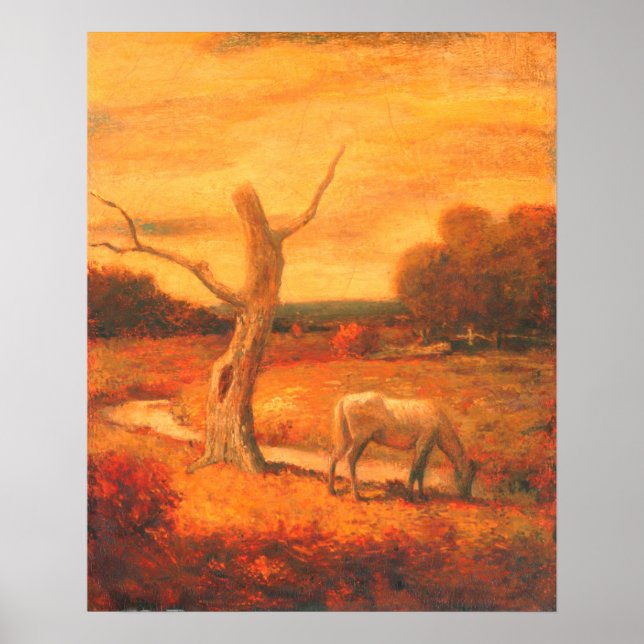 Autumn Meadows - Albert Pinkham Ryder Poster (Frente)