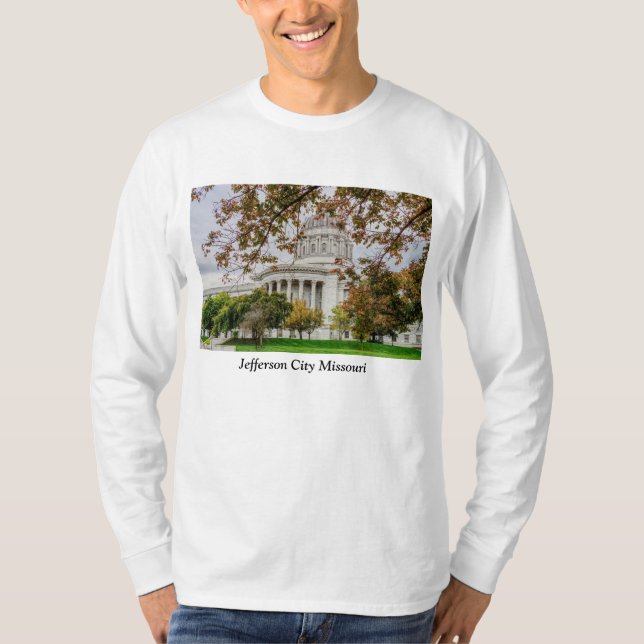 Autumn MO Capitol Leve Longa-Sleeve T-Shirt (Frente)
