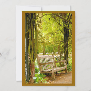 Autumn Park Bench