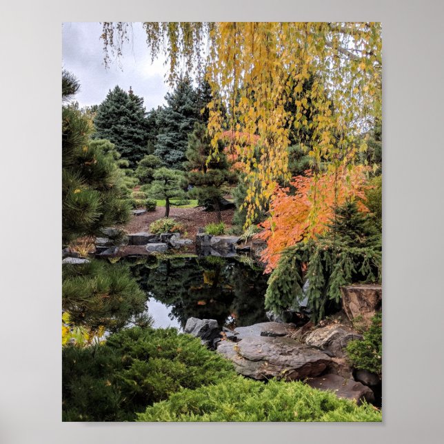 Autumn Pond Poster (Frente)