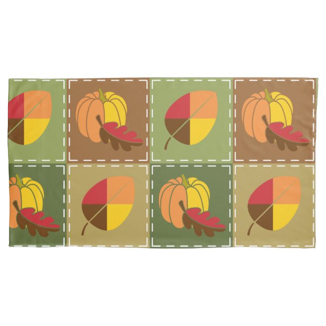 Autumn Quilt Pillowcase (Frente)