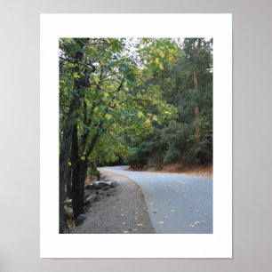 Autumn Road Deixa Yosemite Poster - Original