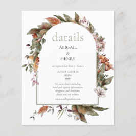 Autumn Romance Arch Floral Wedings