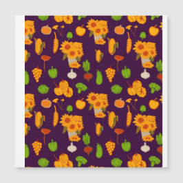 Autumn Saudável Harvest Veggie E Fruta Throw Pi