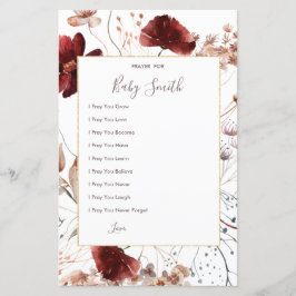 Autumn Selvagens Prayers para Sinais de Bebê