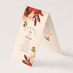Autumn Splendor Floral Ivory Blush