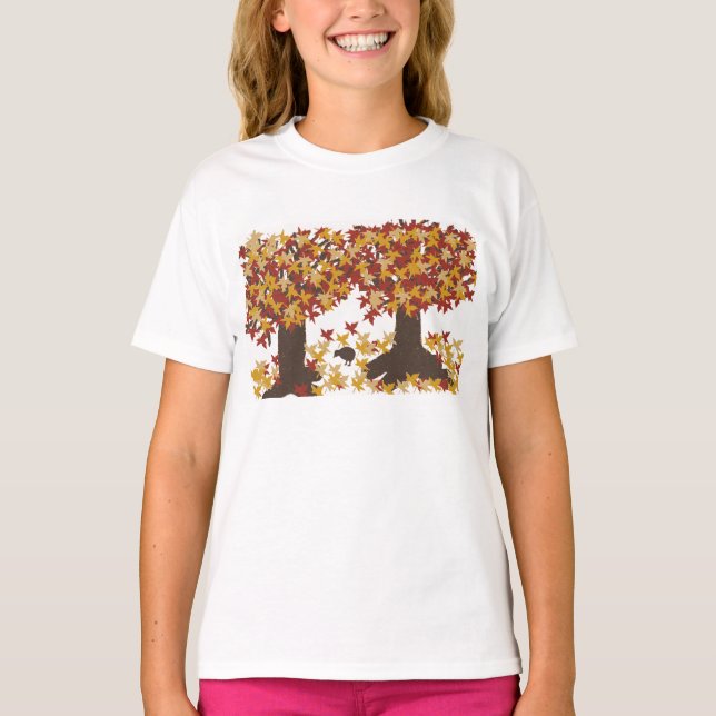 Autumn Tres Girls T-Shirt (Frente)