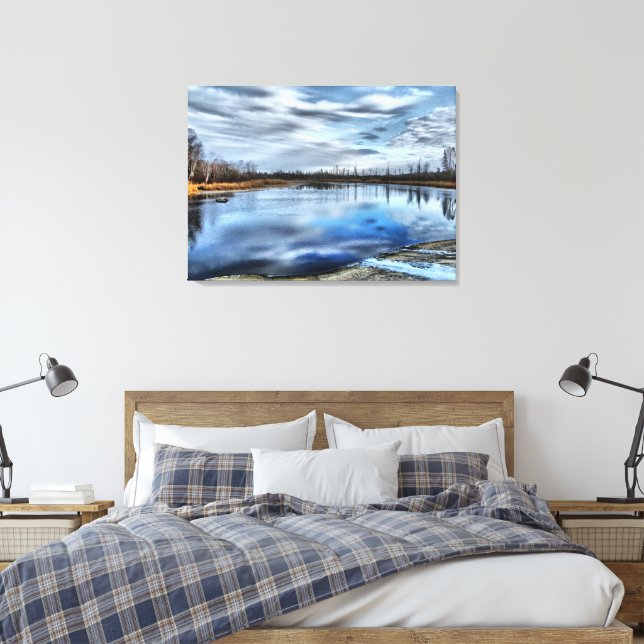 Autumn Whitesinferno River Reflete Canvas (Insitu(Quarto))