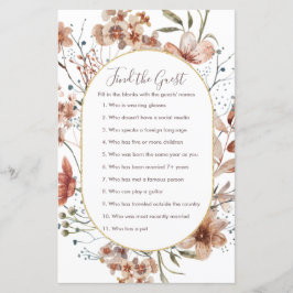 Autumn Wildflower Find the Guest game