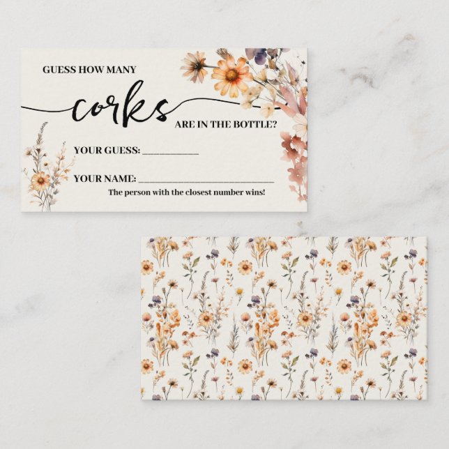 Autumn Willows Quantos Cartões de Chá Corks (Frente/Verso)