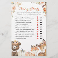 Autumn Woodland Oh Baby Mamãe ou Pai Games