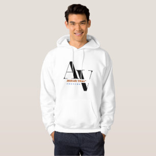 "AV Camiseta de Streetwear com Gráfico Negrito"