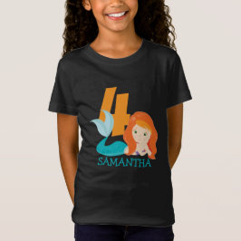 Ava - Rio Sereia Deusa 4.º aniversário T-Shirt
