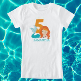 Ava - Rio Sereia Deusa 5 de aniversário T-Shirt