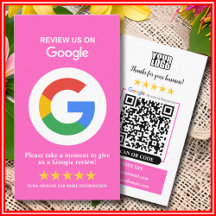 Avaliações do Google | Cartão de Visita QR Code Ro
