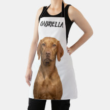Avanal Personalizado com Foto do Cão Vizsla Dourad