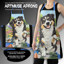 Avançado Australian Shepherd  Avental com Estampa 