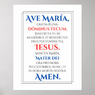Ave Maria Impressão