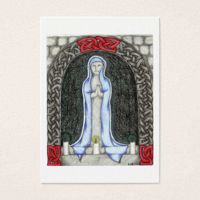 Ave Maria rezando cartas (Frente)