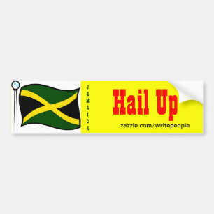 Ave-se com adesivos jamaicanos para-choques