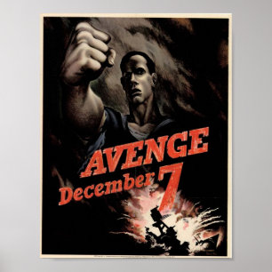 Avenge, 7 de dezembro, Poster do Escritório de Gue