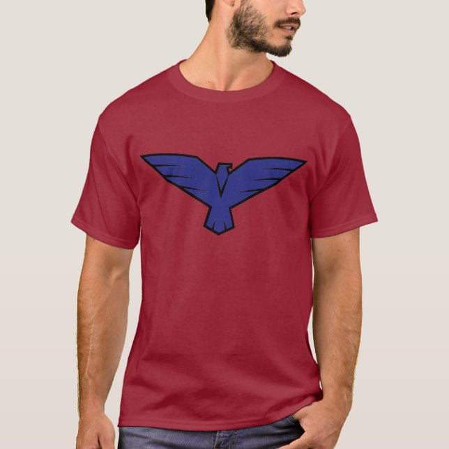 Avenging Hawk Emblem T-Shirt (Frente)