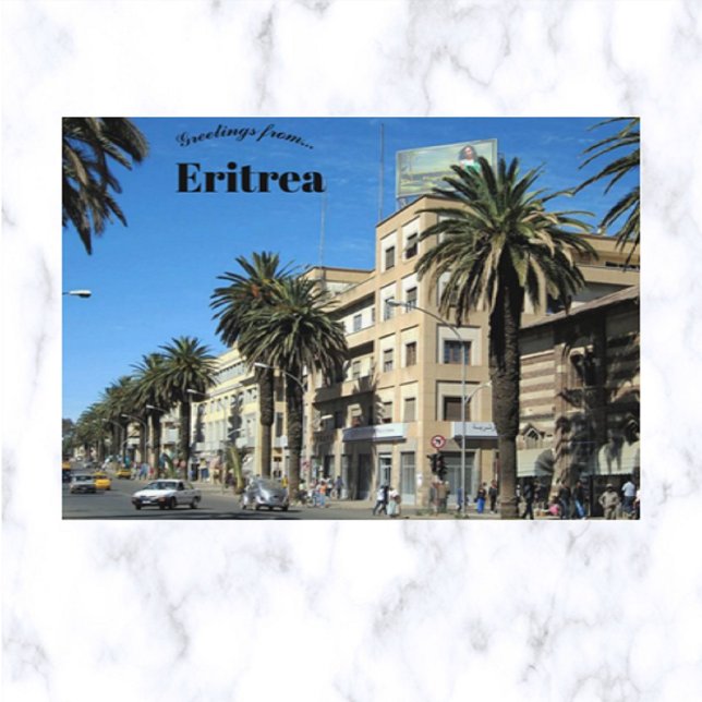 Avenida Harnet Asmara Eritreia Cartão Postal (Criador carregado)