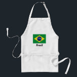 Aventais brasileiros feitos sob encomenda do<br><div class="desc">Aventais brasileiros feitos sob encomenda do cozinhar da cozinha do churrasco da bandeira para homens e mulheres. Bandeira de Brasil com texto feito sob encomenda. Criar seus próprios aventais do cozimento/cozinhar na cor amarela ou bege branca. Os aventais feitos sob encomenda do assado para os casais, o partido de comensal,...</div>