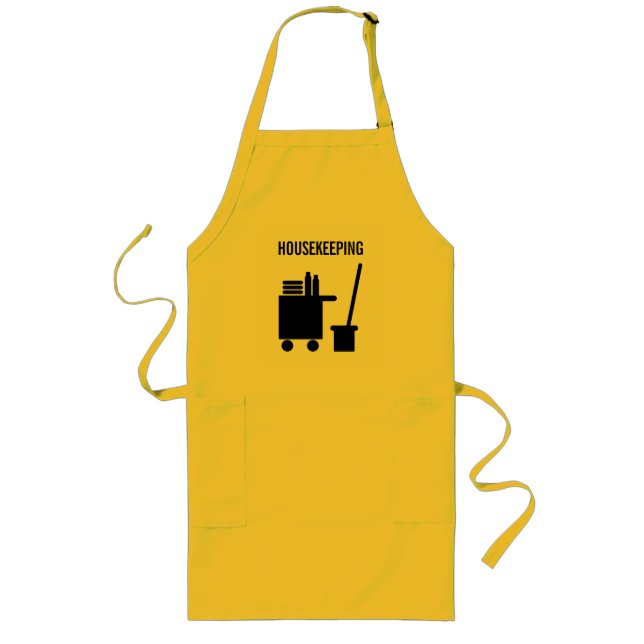 Aventais de bolso para serviços de limpeza (Frente)