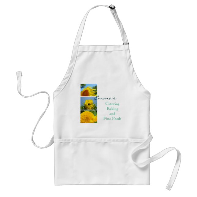 Aventais de Catering Personalizar Nome Culinária F (Frente)