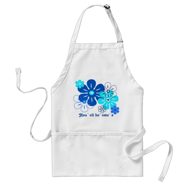 Aventais de Chef Tropicais Chuva de Flores (Frente)