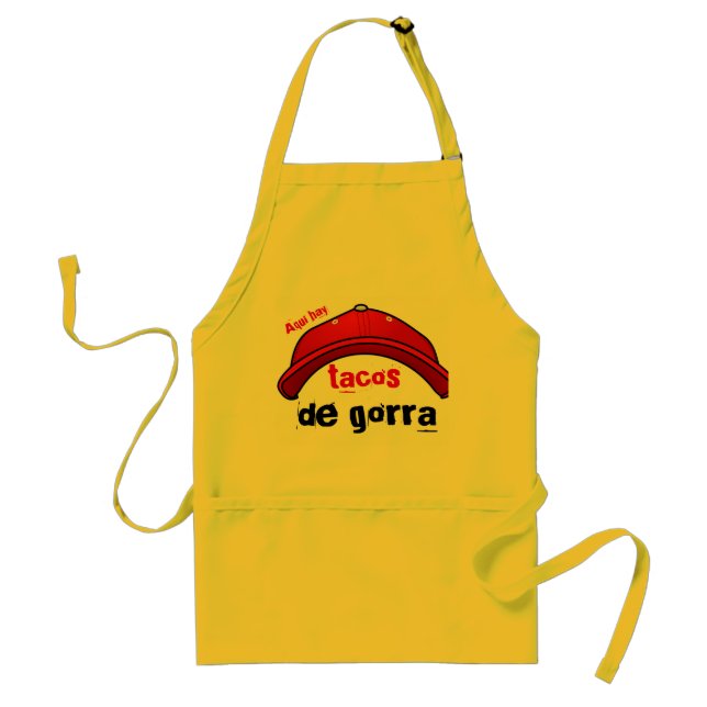 aventais de tacos de gorra (Frente)