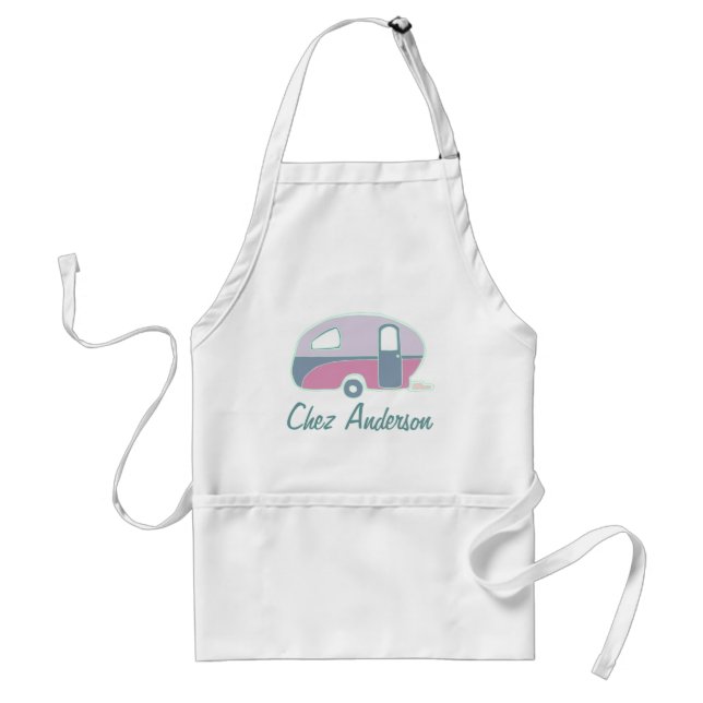 Aventais Personalizados de Caravana Retro (Frente)